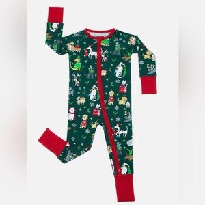 Little Sleepies Zippy 3-6 Month Holiday Hounds